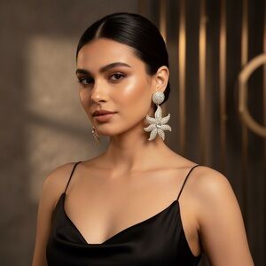 Star Rhinestone Earrings